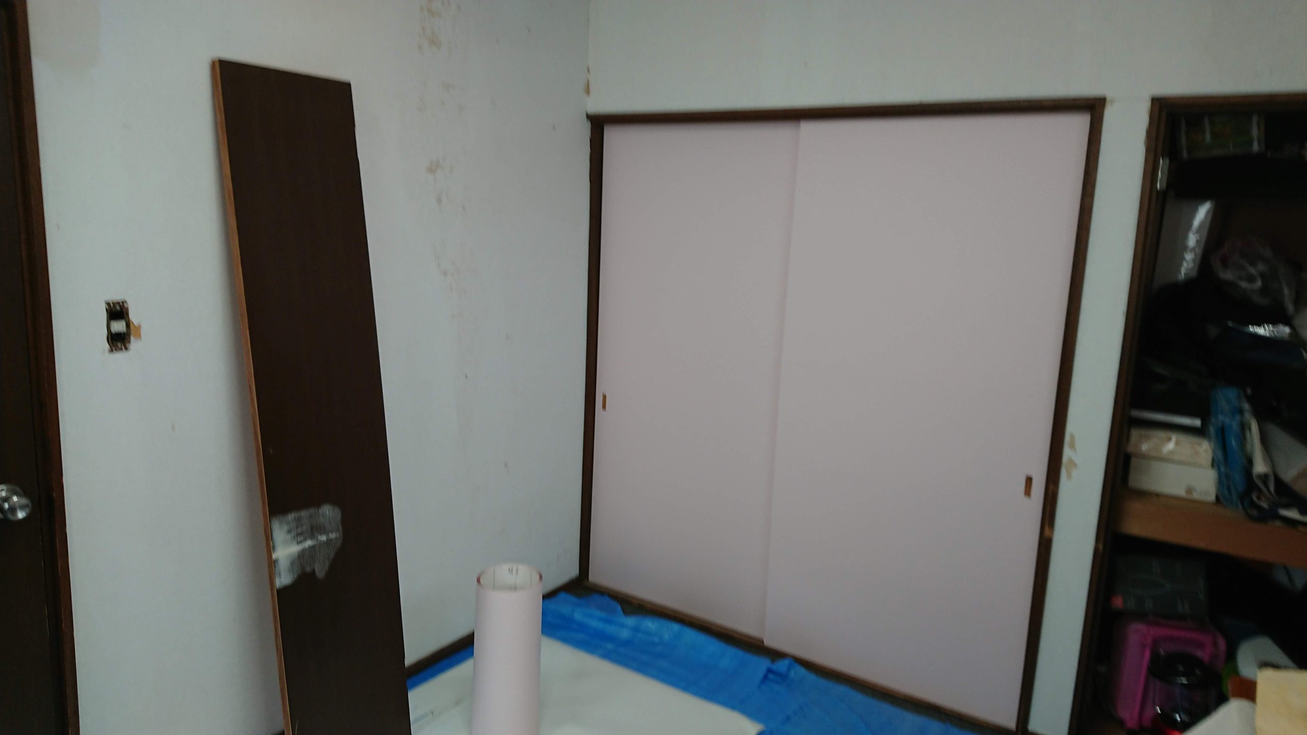 クロス・建具化粧シート施工